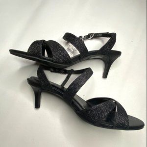 NWT Black Sparkly Heels
